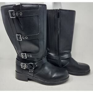 Torrid Black Combat & Moto Boots